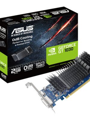 ASUS GeForce GT1030 2GB GDDR5 Low Profile Silent Graphics Card