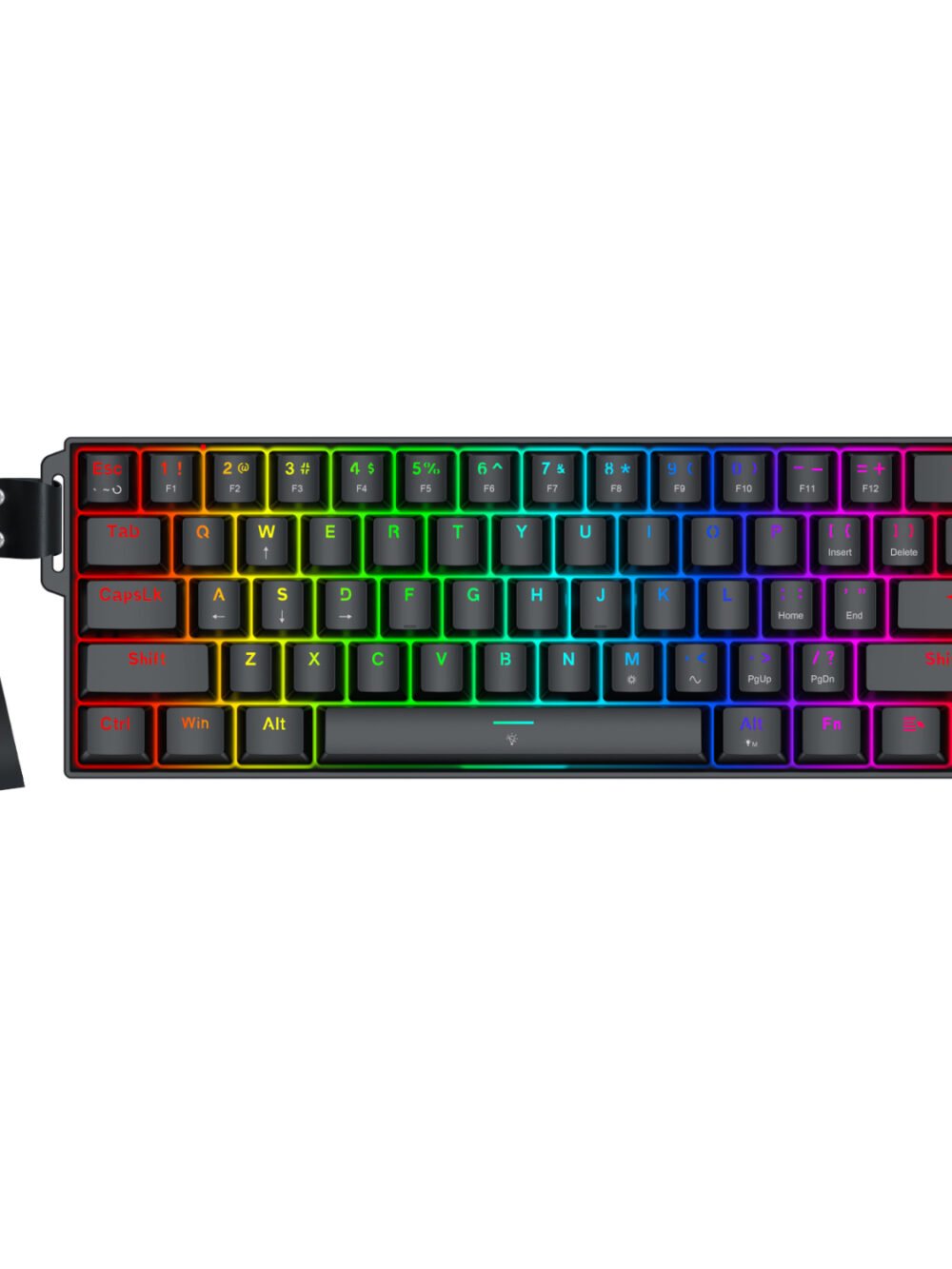 Redragon FIZZ Magnetic Plus 60% RGB Gaming Keyboard - Black