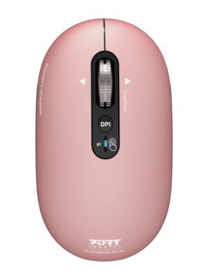 Port Connect PURE MAC Rechargeable Wireless and Bluetooth Mouse - Copper Rose