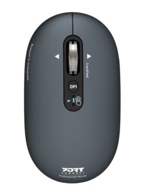 Port Connect PURE MAC Rechargeable Wireless and Bluetooth Mouse - Shadow