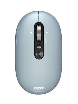 Port Connect PURE MAC Rechargeable Wireless and Bluetooth Mouse - Storm