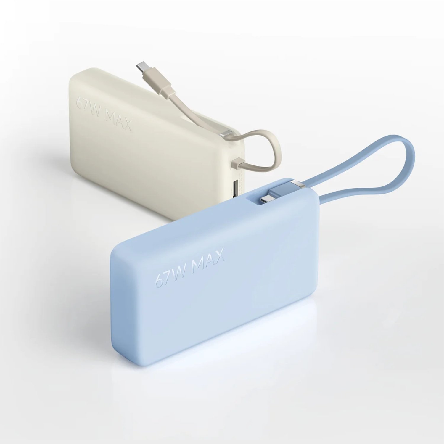 Xiaomi 67W Power Bank 20000 (Integrated Cable) - Tan - Image 4