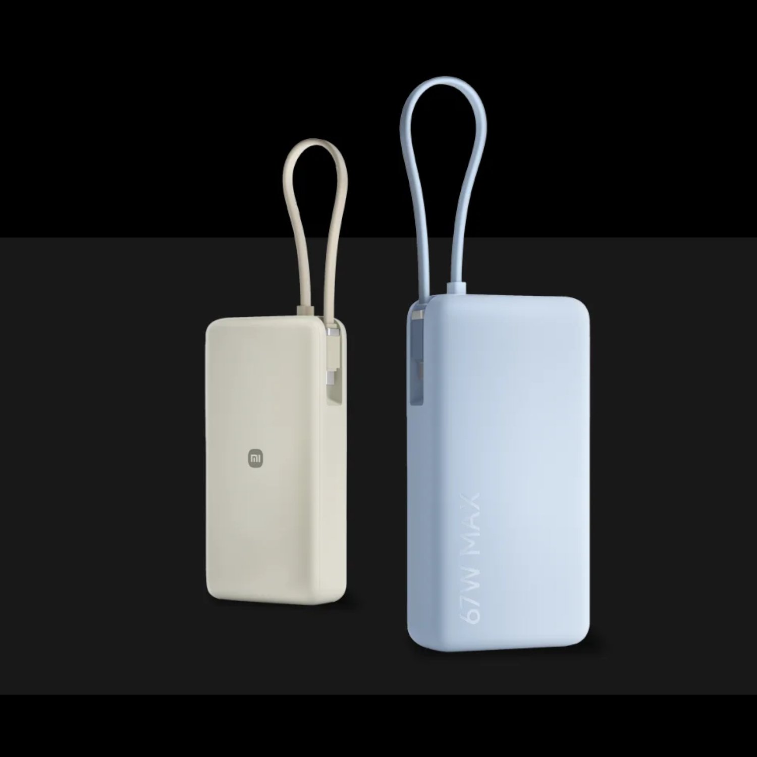 Xiaomi 67W Power Bank 20000 (Integrated Cable) - Tan - Image 5