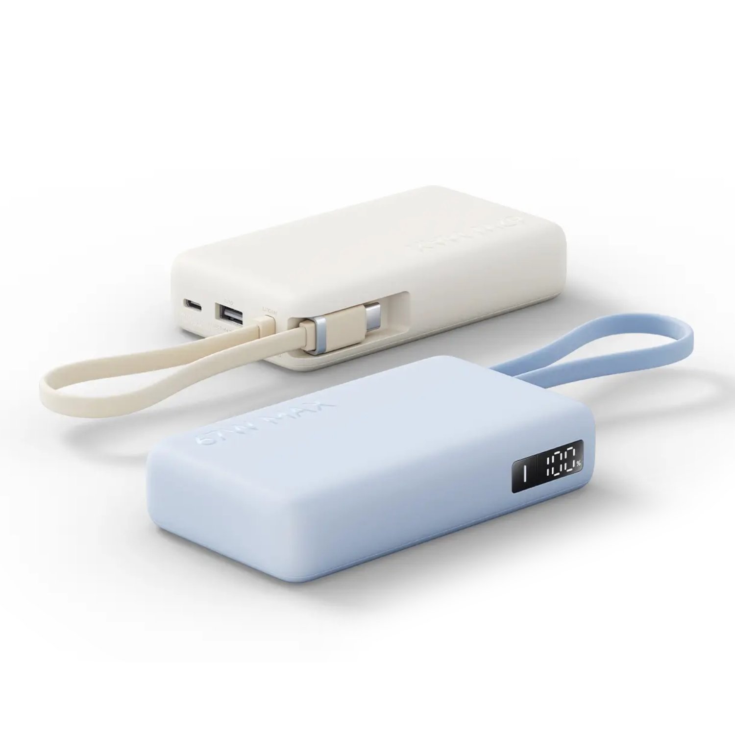 Xiaomi 67W Power Bank 10000 (Integrated Cable) - Tan - Image 7