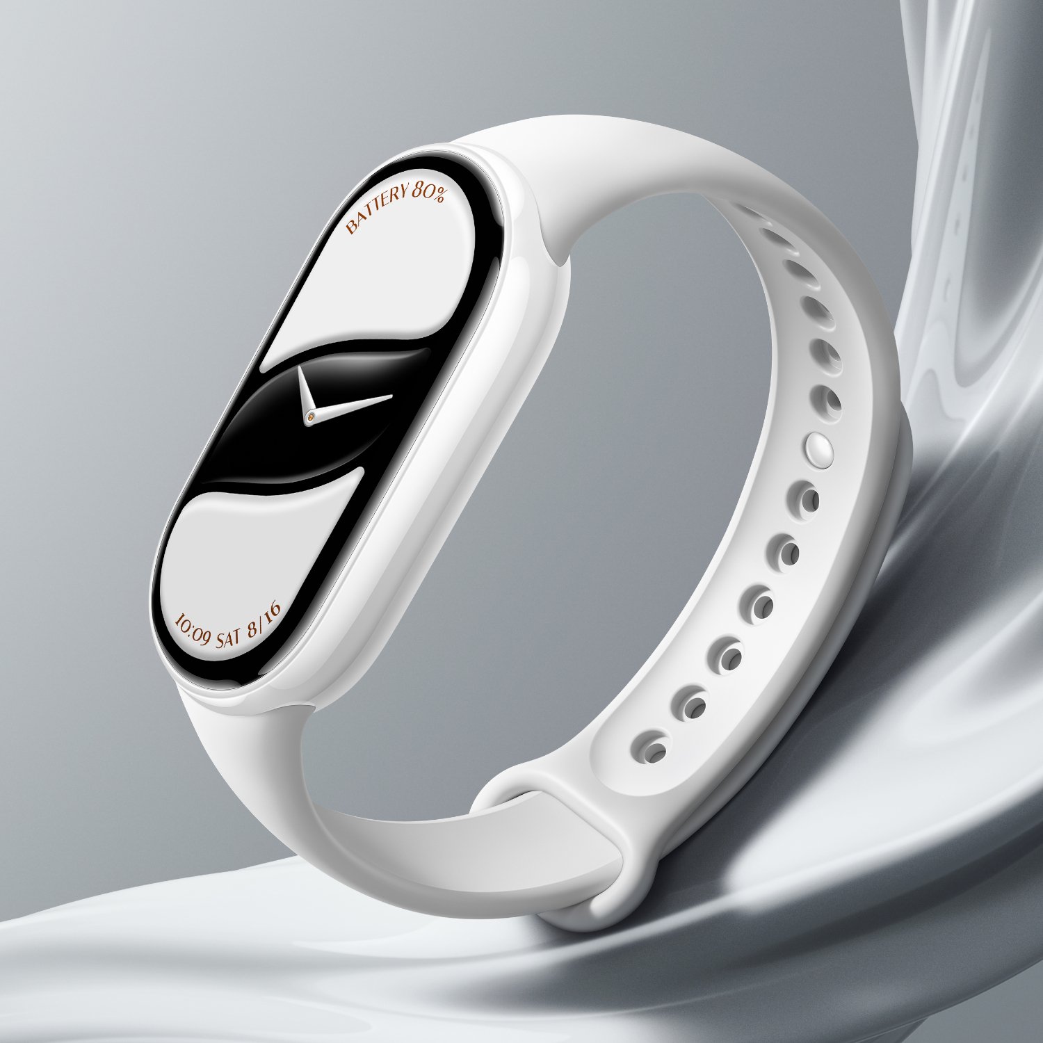 Xiaomi Smart Band 10 Ceramic Edition - White - Image 4