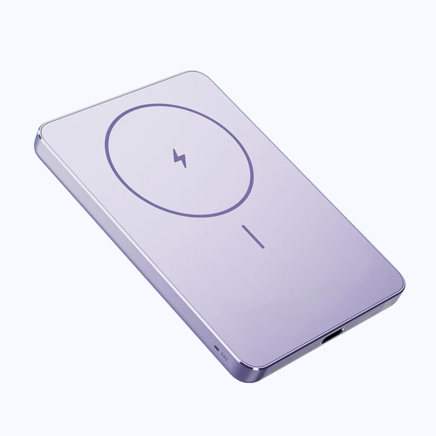 Xiaomi Super Slim Magnetic Power Bank 5000 – Purple - Image 3