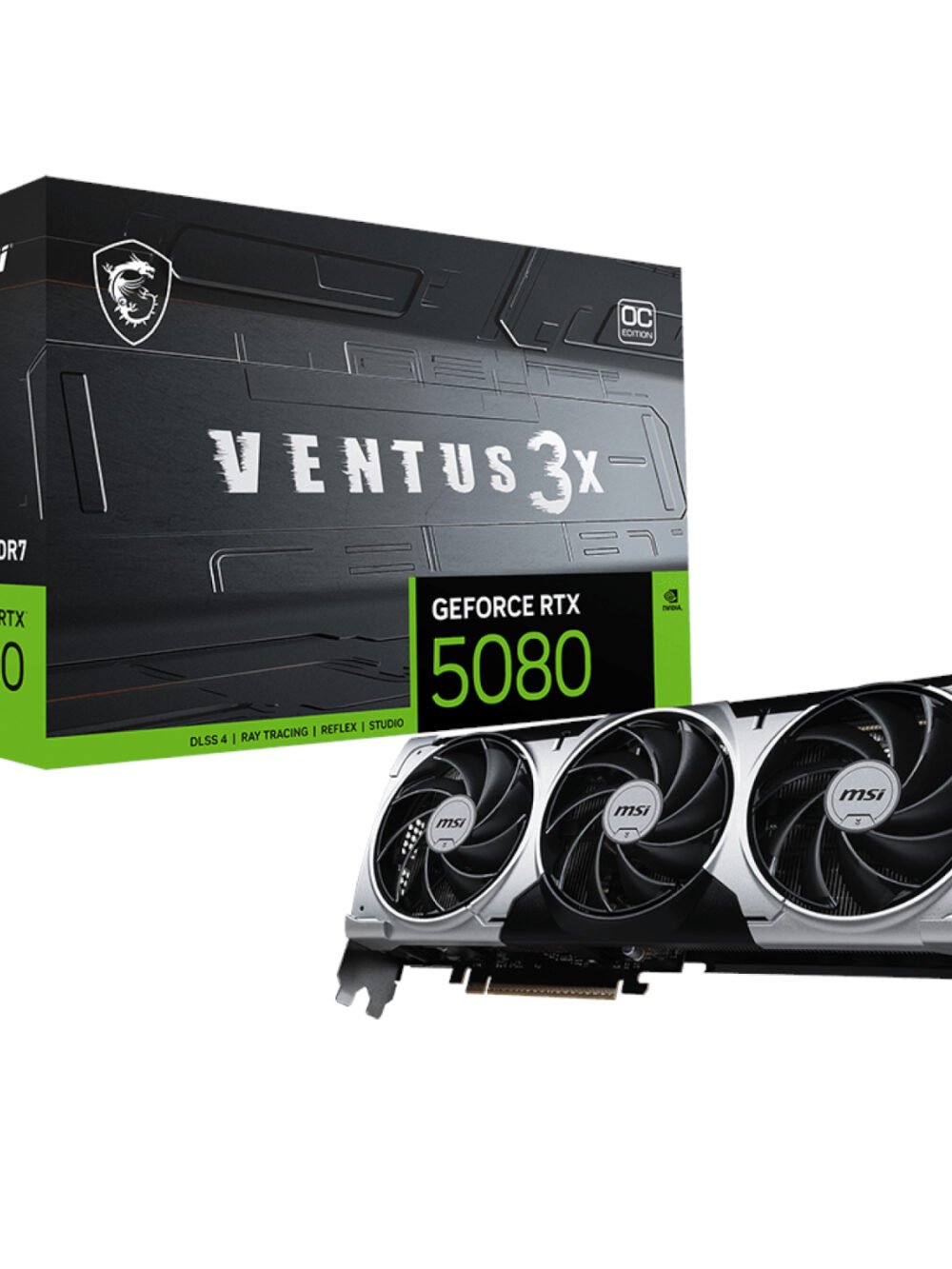 MSI GeForce RTX 5080 16G VENTUS 3X OC PLUS Graphics Card