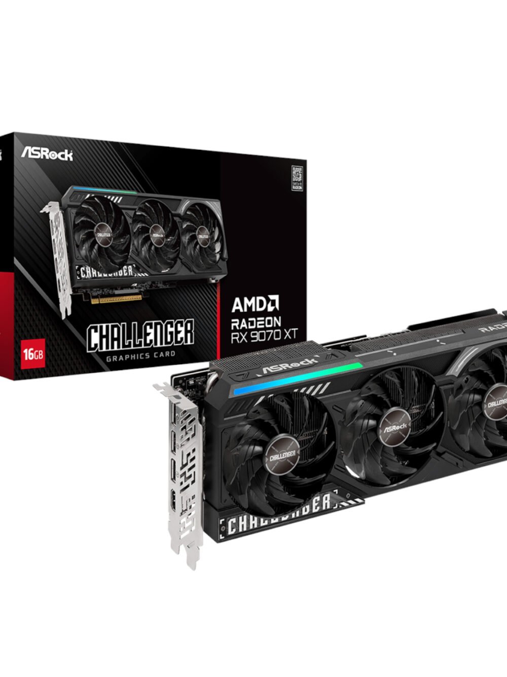 ASRock Radeon RX9070 XT Challenger 16G Graphics Card