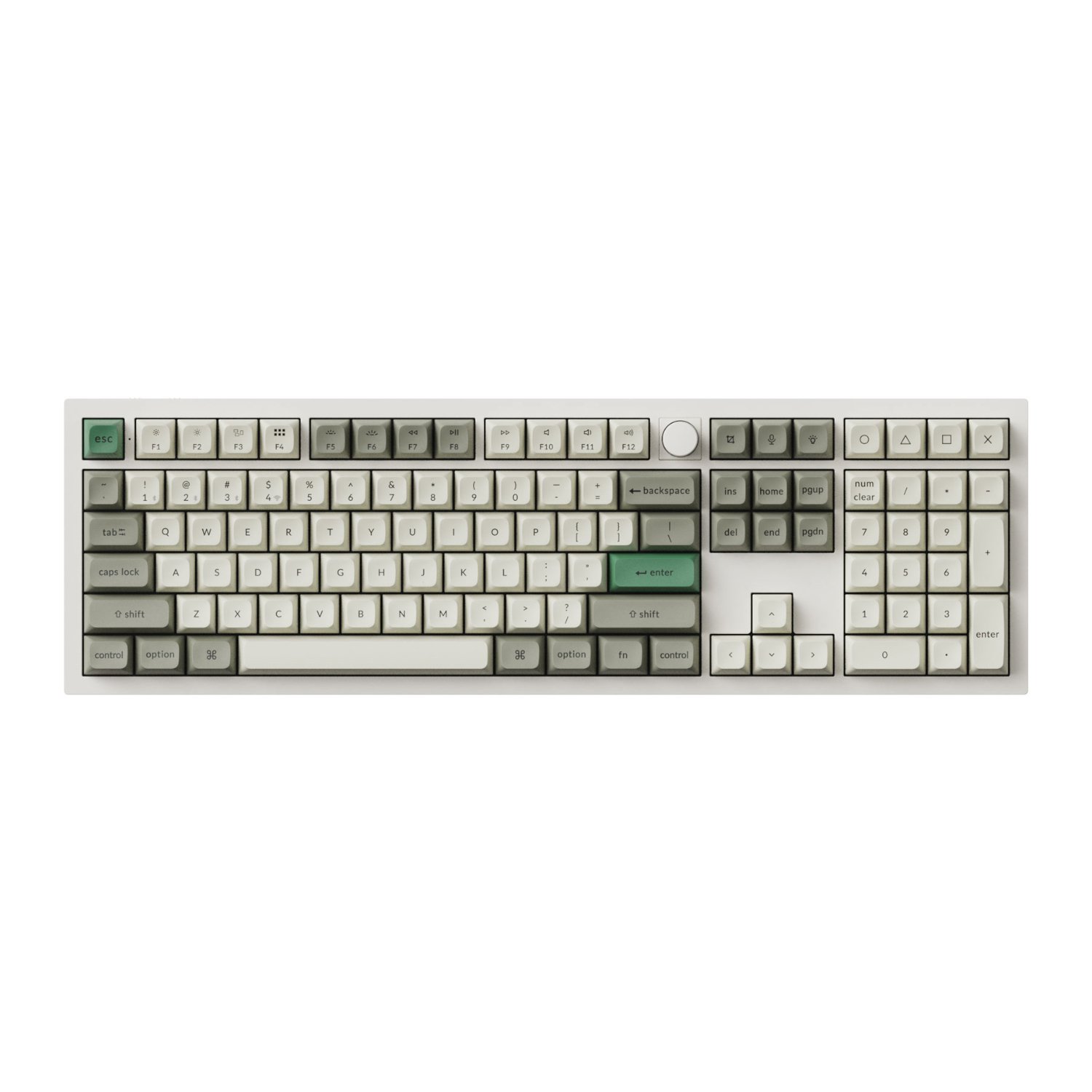 Keychron Q6 Max QMK/VIA Wireless Custom Mechanical Keyboard KSA Gateron Red Jupiter Switches - Shell White - Image 2