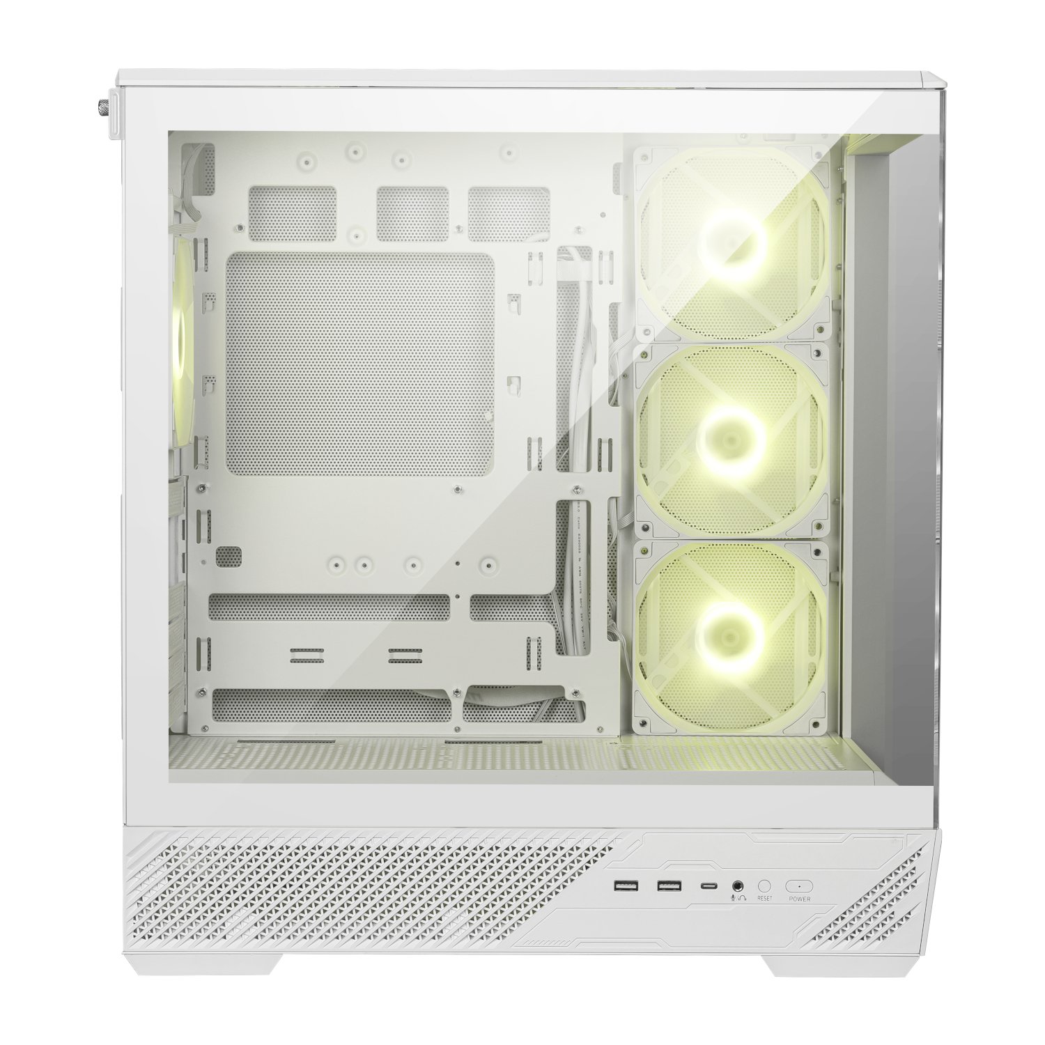 MSI MAG PANO 130R PZ ATX Gaming Chassis - White - Image 6