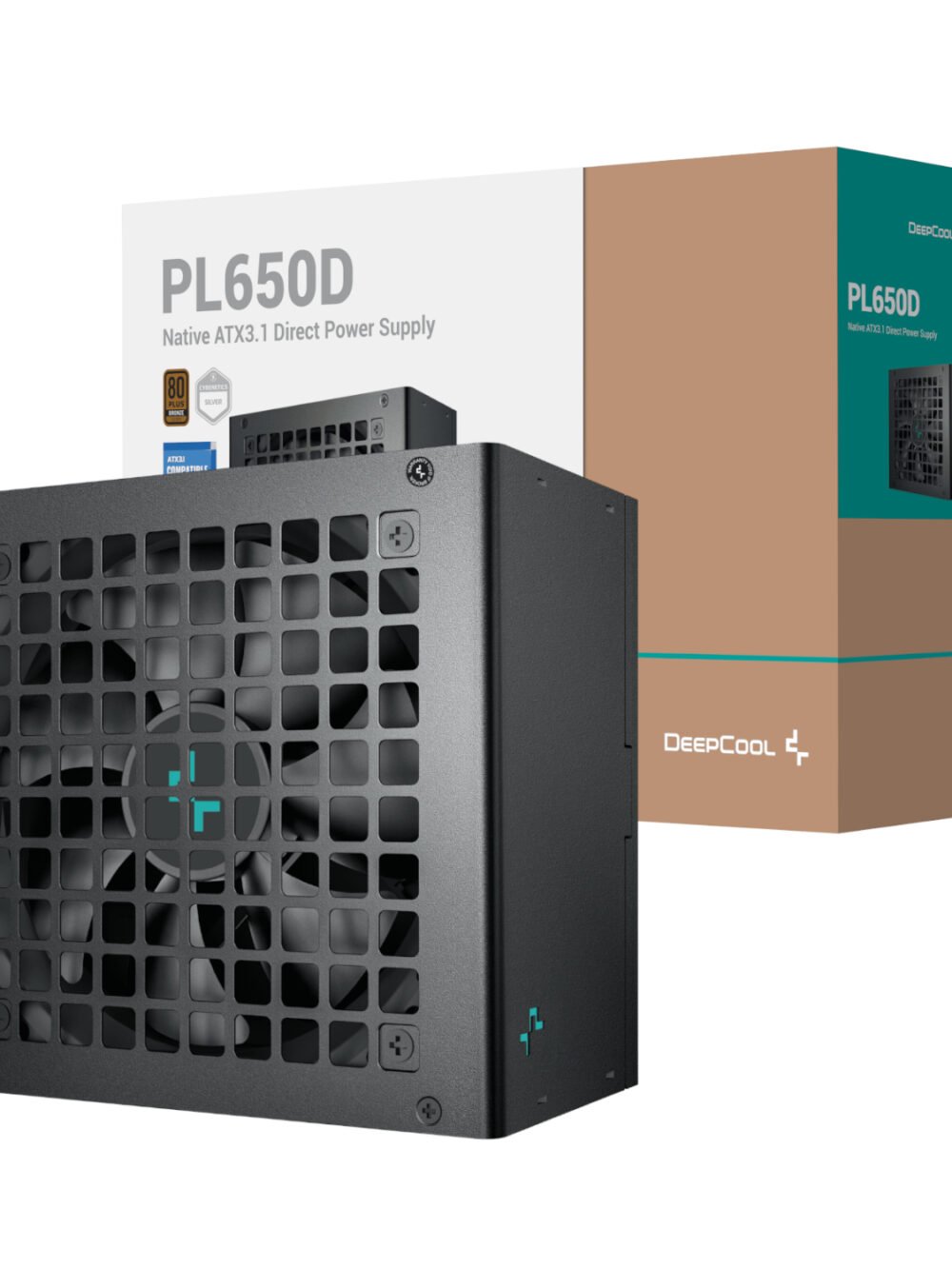 DeepCool PL650D 650W 80PLUS Bronze ATX3.1 Non-Modular Power Supply