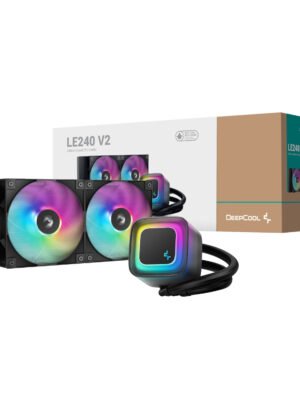 DeepCool LE240 V2 240mm ARGB AIO CPU Liquid Cooler - Black