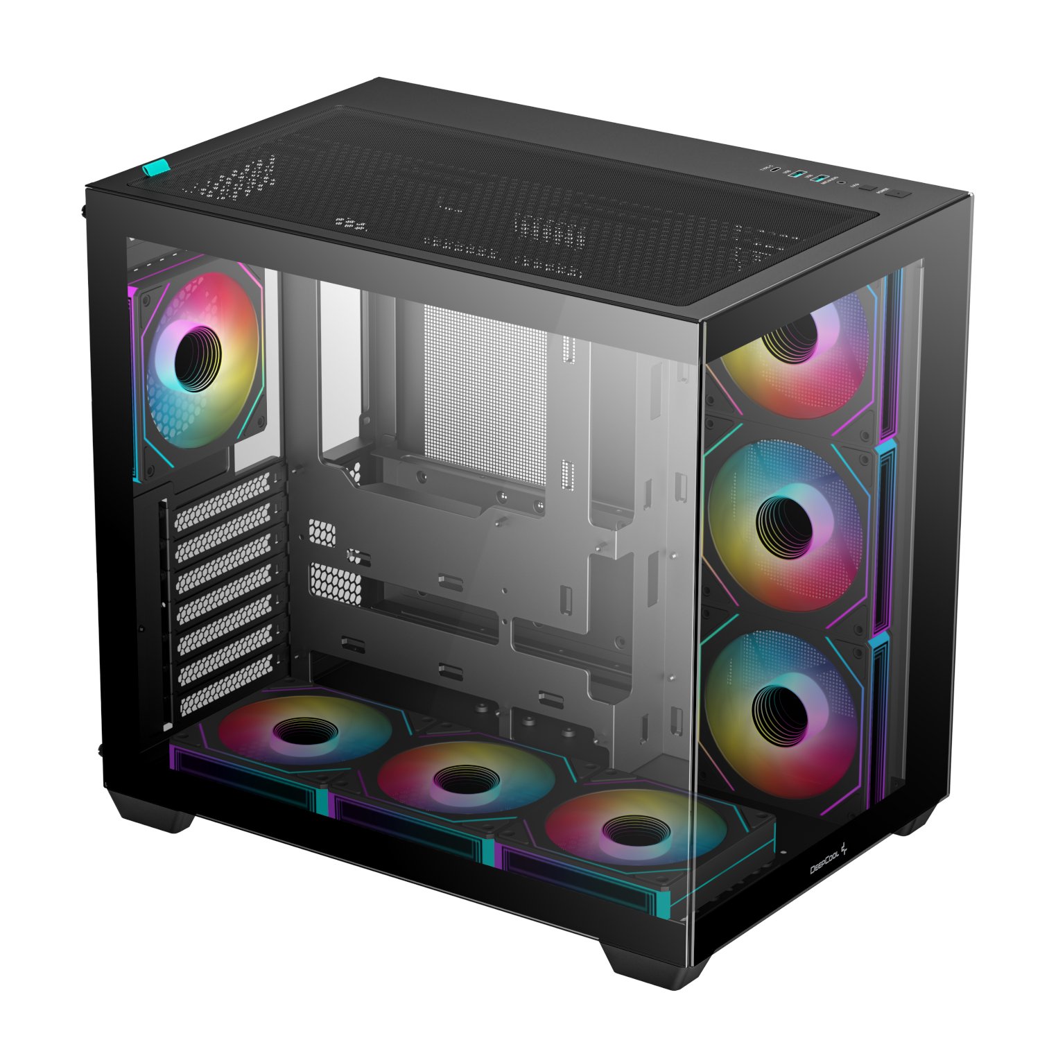 DeepCool CG530 4F ARGB ATX Gaming Chassis - Black - Image 4