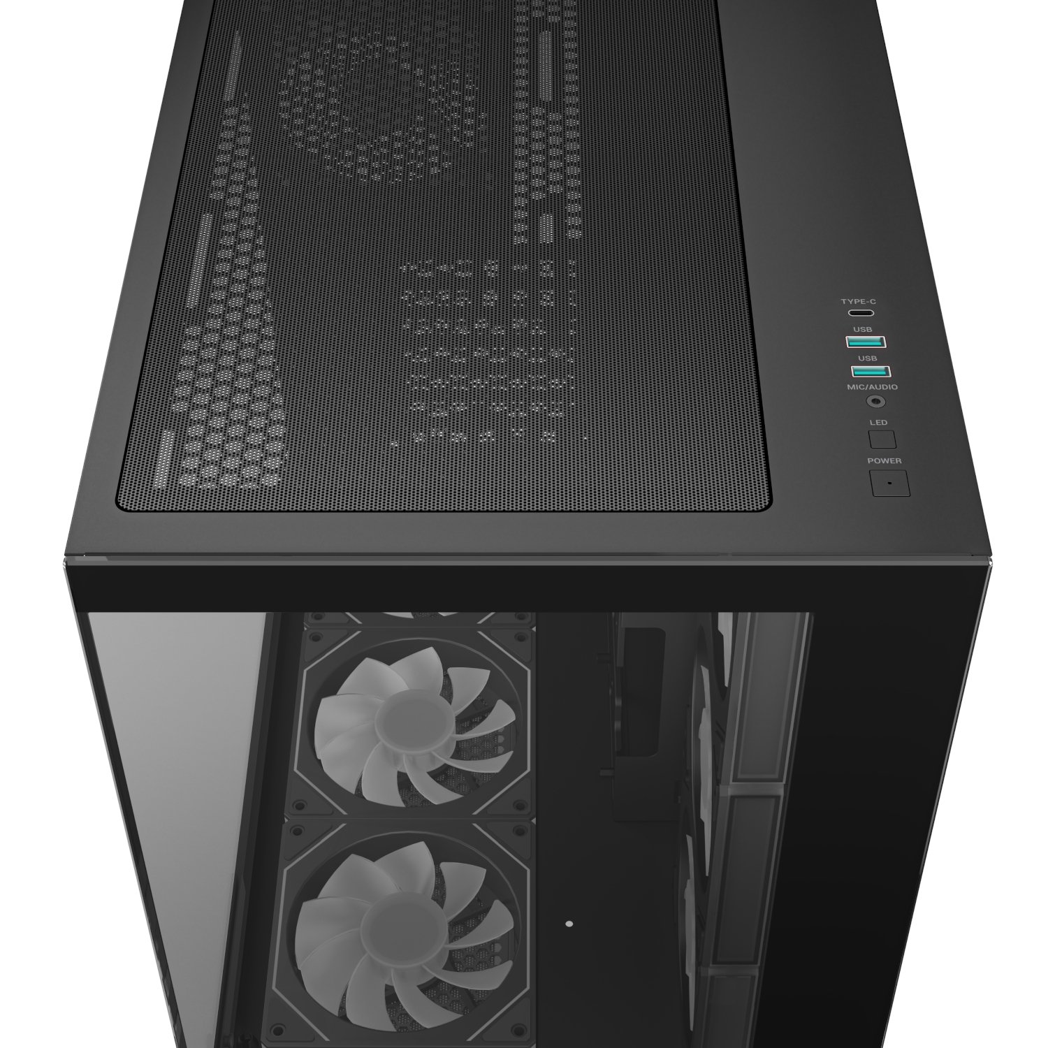 DeepCool CG530 4F ARGB ATX Gaming Chassis - Black - Image 6
