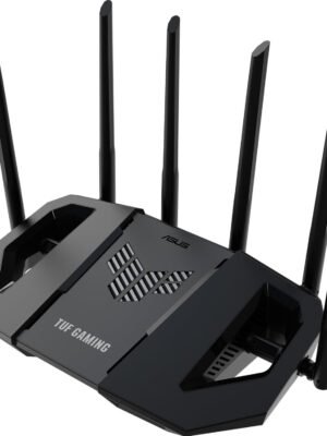ASUS TUF Gaming BE6500 Wi-Fi 7 Dual-Band Gaming Router – Extendable with Quad 2.5Gb Ports