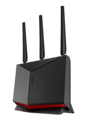 ASUS RT-BE86U Wi-Fi 7 Dual-Band 10G and 2.5G AiMesh Wireless Router-Black