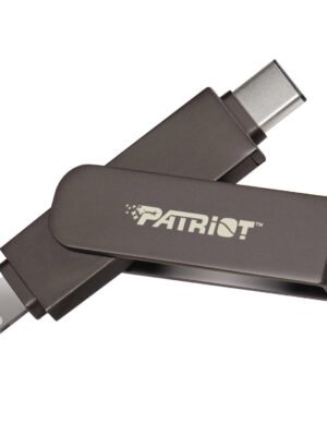 Patriot iLuxe Stick C 256GB USB 3.2 GEN 1 Type C + Lightning Flash Drive - Black