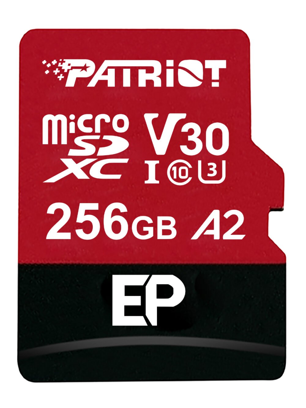 Patriot EP Series 256GB MICRO SDXC V30 A2 (w/o Adaptor)