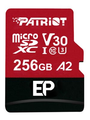 Patriot EP Series 256GB MICRO SDXC V30 A2 (w/o Adaptor)
