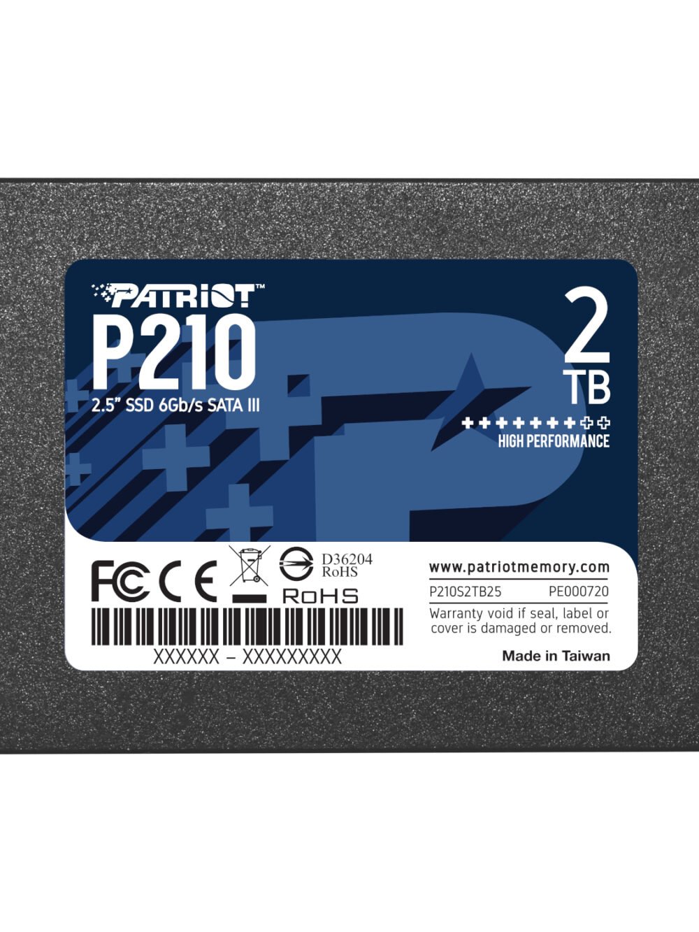 Patriot P210 2TB 2.5 Inch SATAIII SSD
