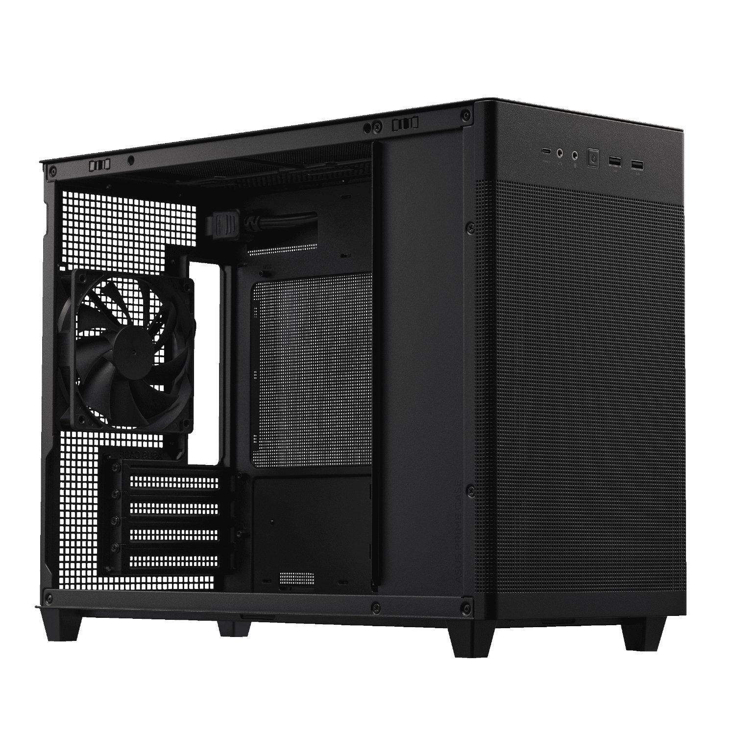 Asus Prime AP201 Mesh MicroATX Chassis - Black - Image 4