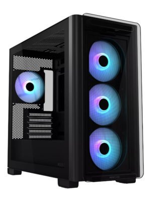 Asus A23 PLUS ARGB Micro-ATX Gaming Chassis - Black