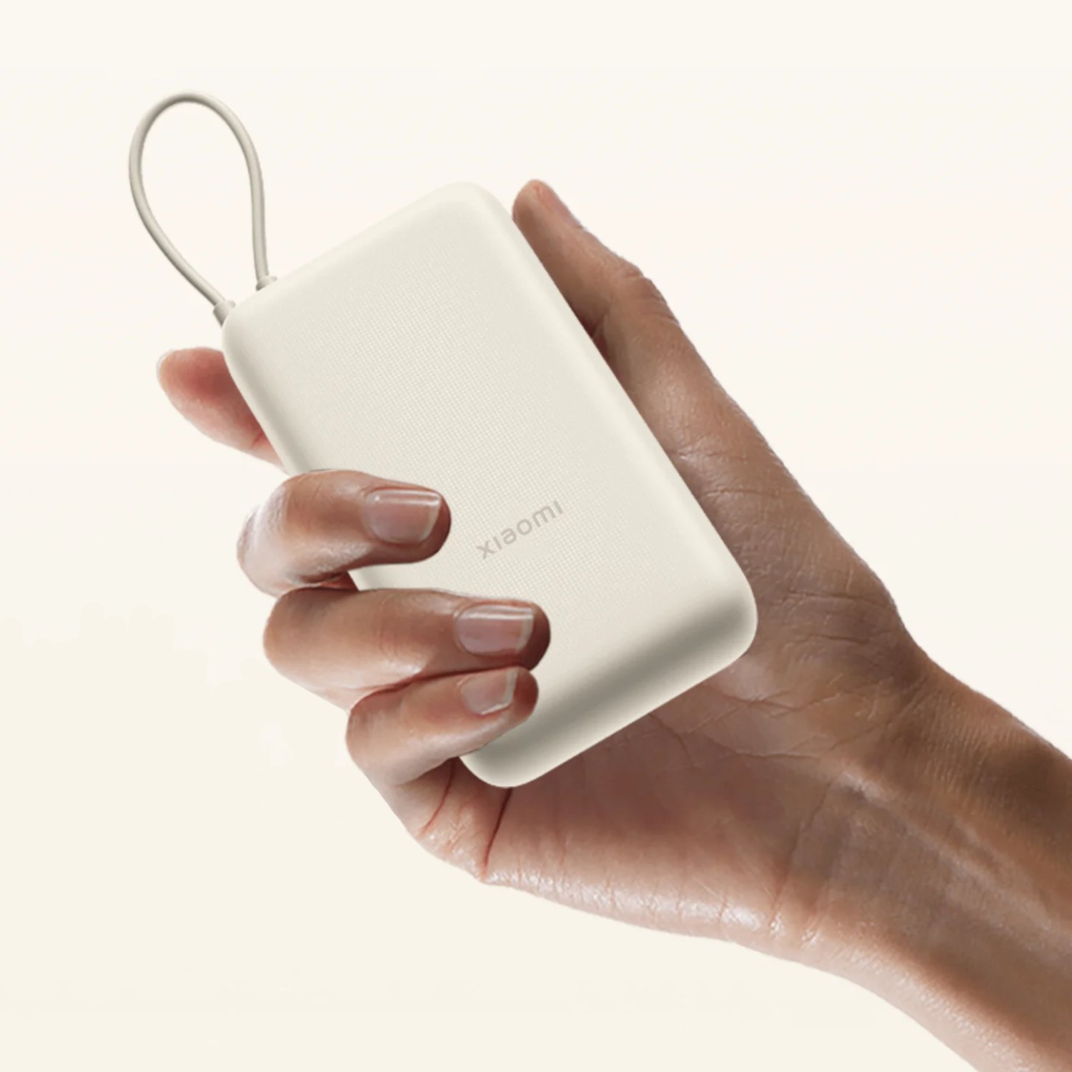 Xiaomi 33W Power Bank 20000mAh (Integrated Cable) – Tan(Product Recalled) - Image 4