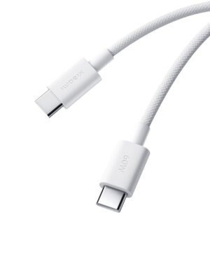 Xiaomi 3A Braided USB Type-C to USB Type-C Cable 1M - White