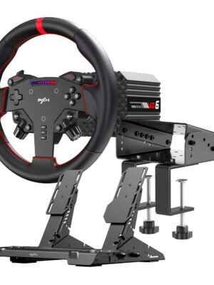 PXN VD6 Direct Drive Sim Racing Wheel | PD-HM Dual Pedal | Z9 Clamp Bundle
