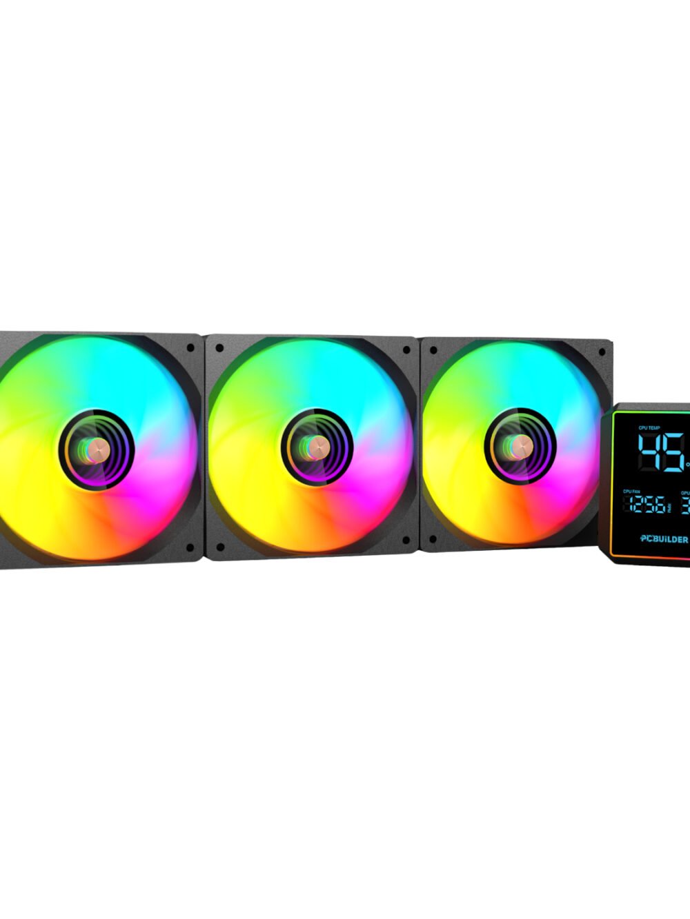 PCBuilder BLIZZARD FREEZE 360mm AIO ARGB Liquid CPU Cooler - Black