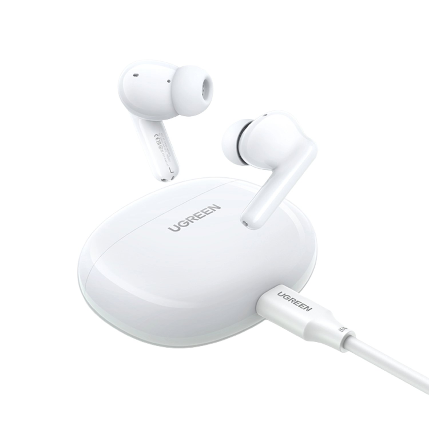 UGREEN HiTune P3 In-Ear Wireless Earbuds–White - Image 4