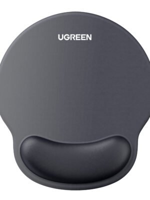 UGREEN LP668 Ergonomic Mousepad with Wrist Rest (220 x 245 mm) - Black