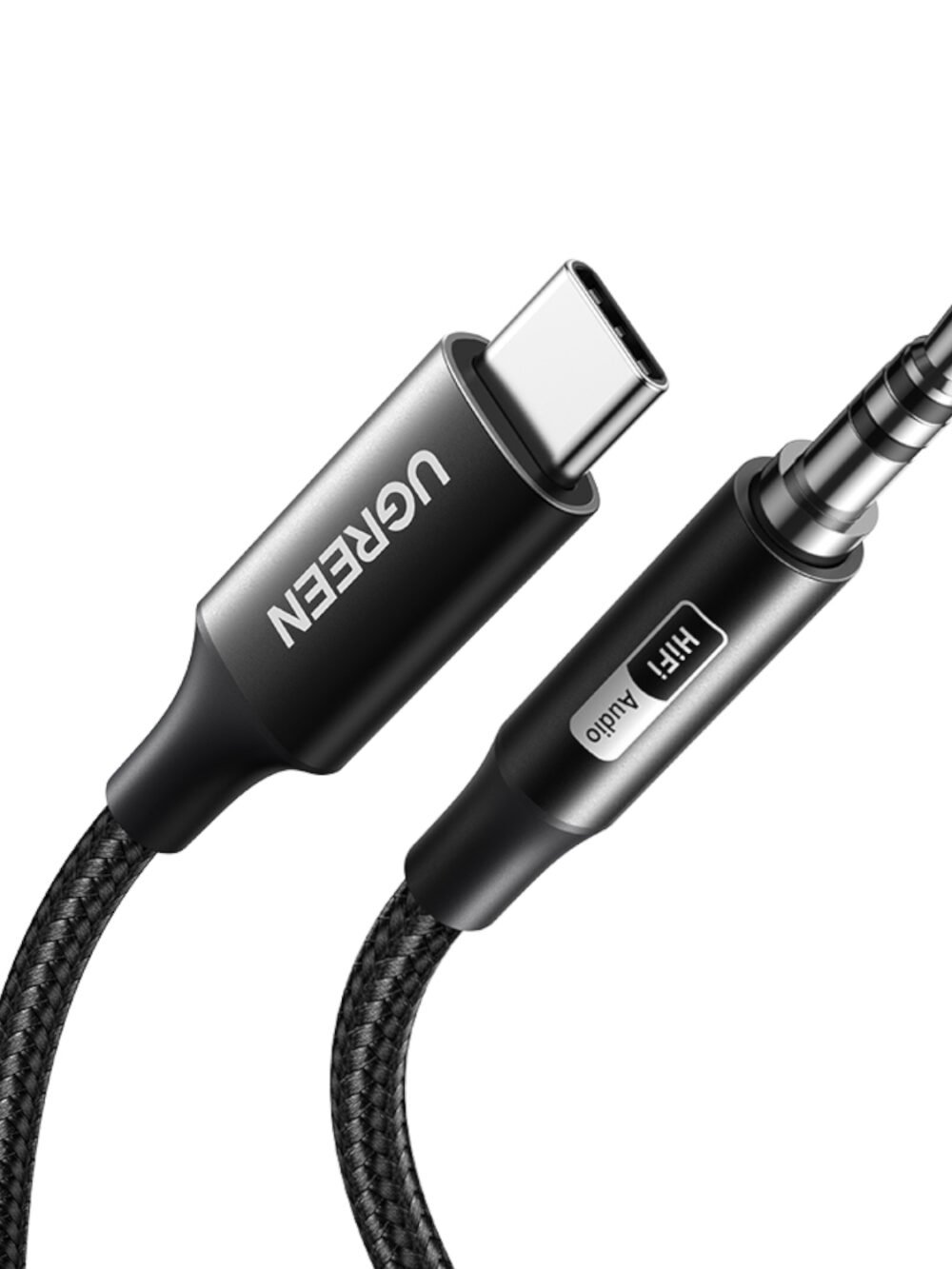 UGREEN USB Type-C to 3.5mm AUX Audio Cable 2M - Black