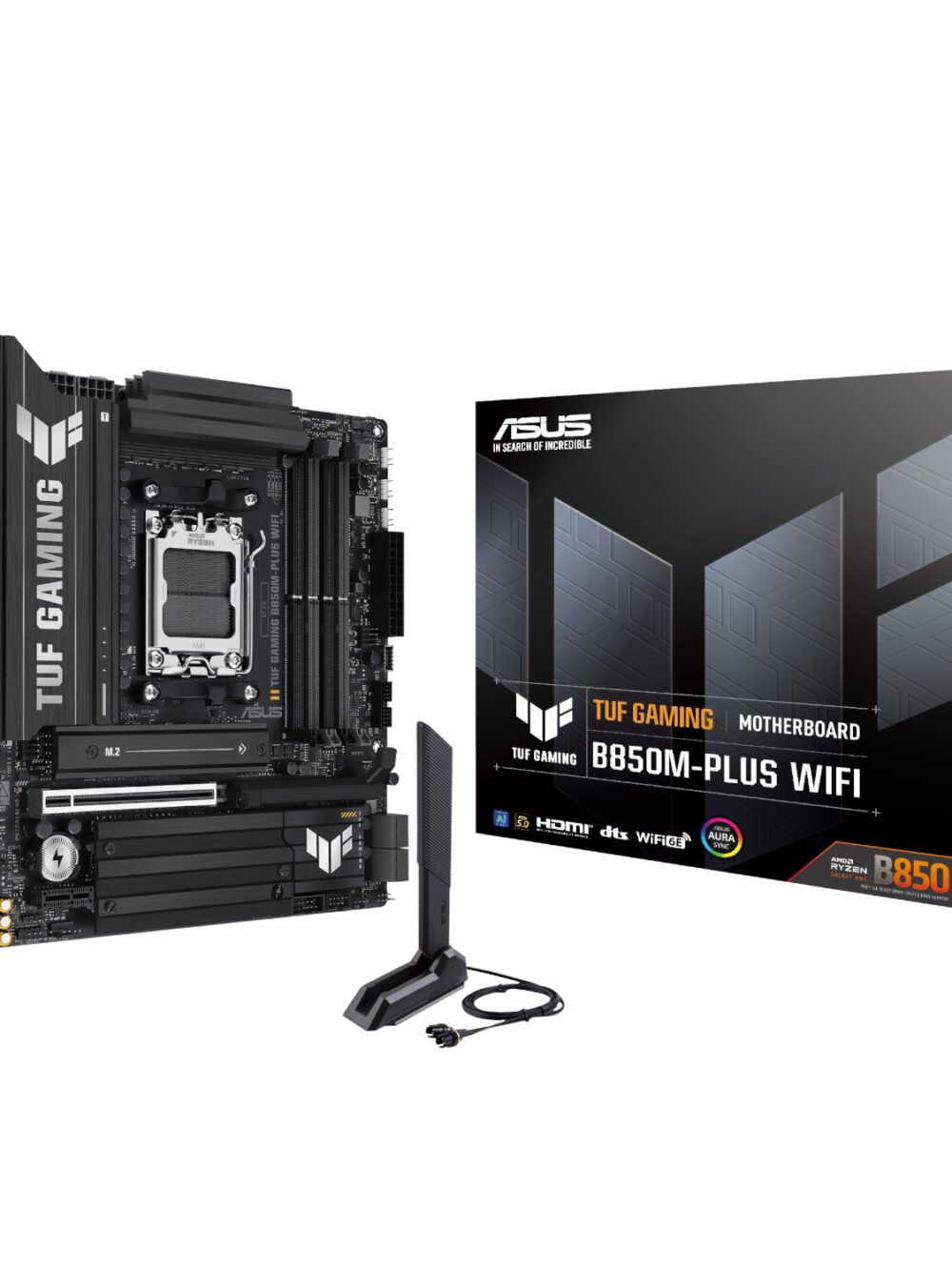 Asus TUF Gaming B850M-PLUS WIFI AM5 Micro ATX Gaming Motherboard