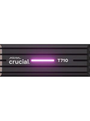 Crucial T710 1TB M.2 NVMe Gen5 NAND SSD with Heatsink