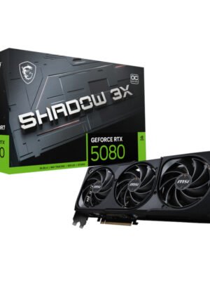 MSI GeForce RTX 5080 SHADOW 3X OC 16GB GDDR7 Graphics Card