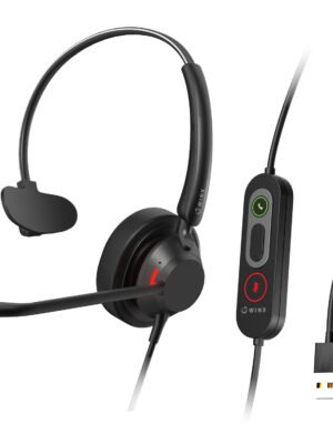 WINX CALL Pro 2 Mono AI Noise Cancelling Headset