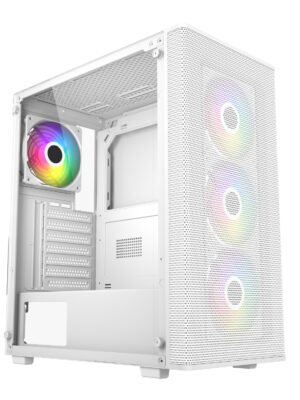 FSP M220 ATX Mid Tower Gaming Chassis - White