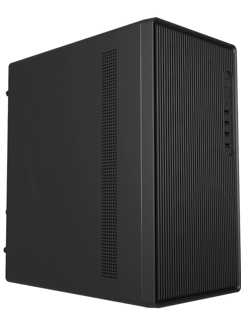 FSP S120 M-ATX Mid Tower Desktop Chassis - Black
