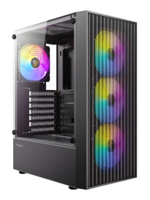 Antec AX27 RGB ELITE ATX Gaming Chassis - Black