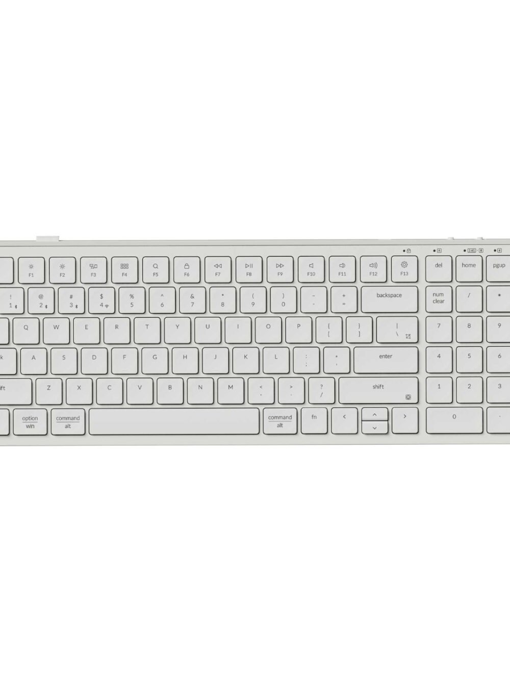 Keychron B2 Pro Ultra-Slim 96% Wireless Keyboard - Ivory White