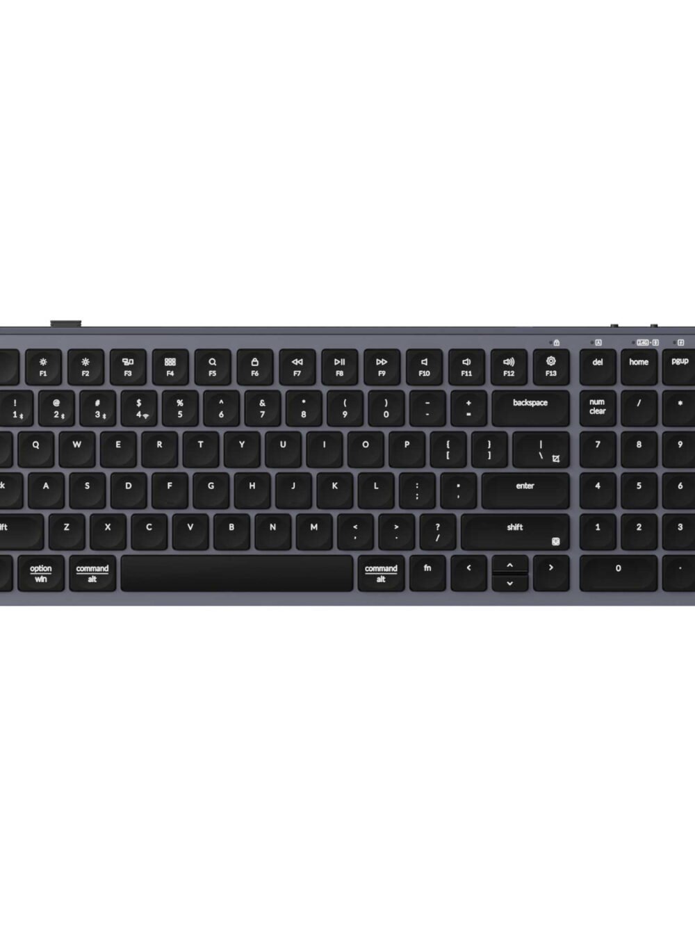 Keychron B2 Pro Ultra-Slim 96% Wireless Keyboard - Space Gray