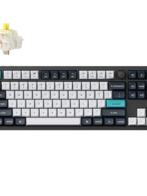 Keychron Q3 Max QMK/VIA 80% Wireless Custom Mechanical Keyboard (Banana Switch) - Carbon Black