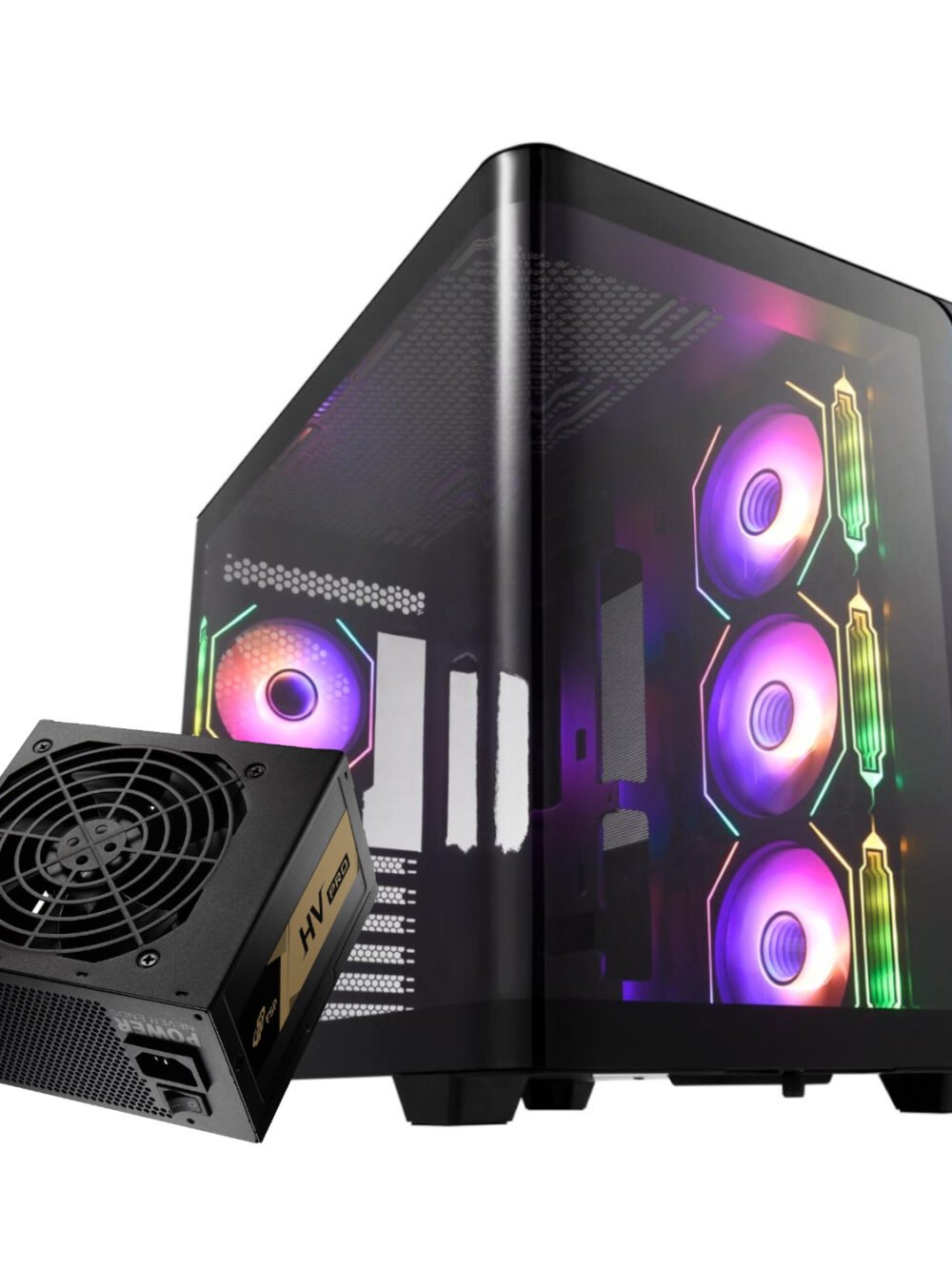 FSP M580 ATX Gaming Chassis and HV Pro 650W Power Supply Bundle