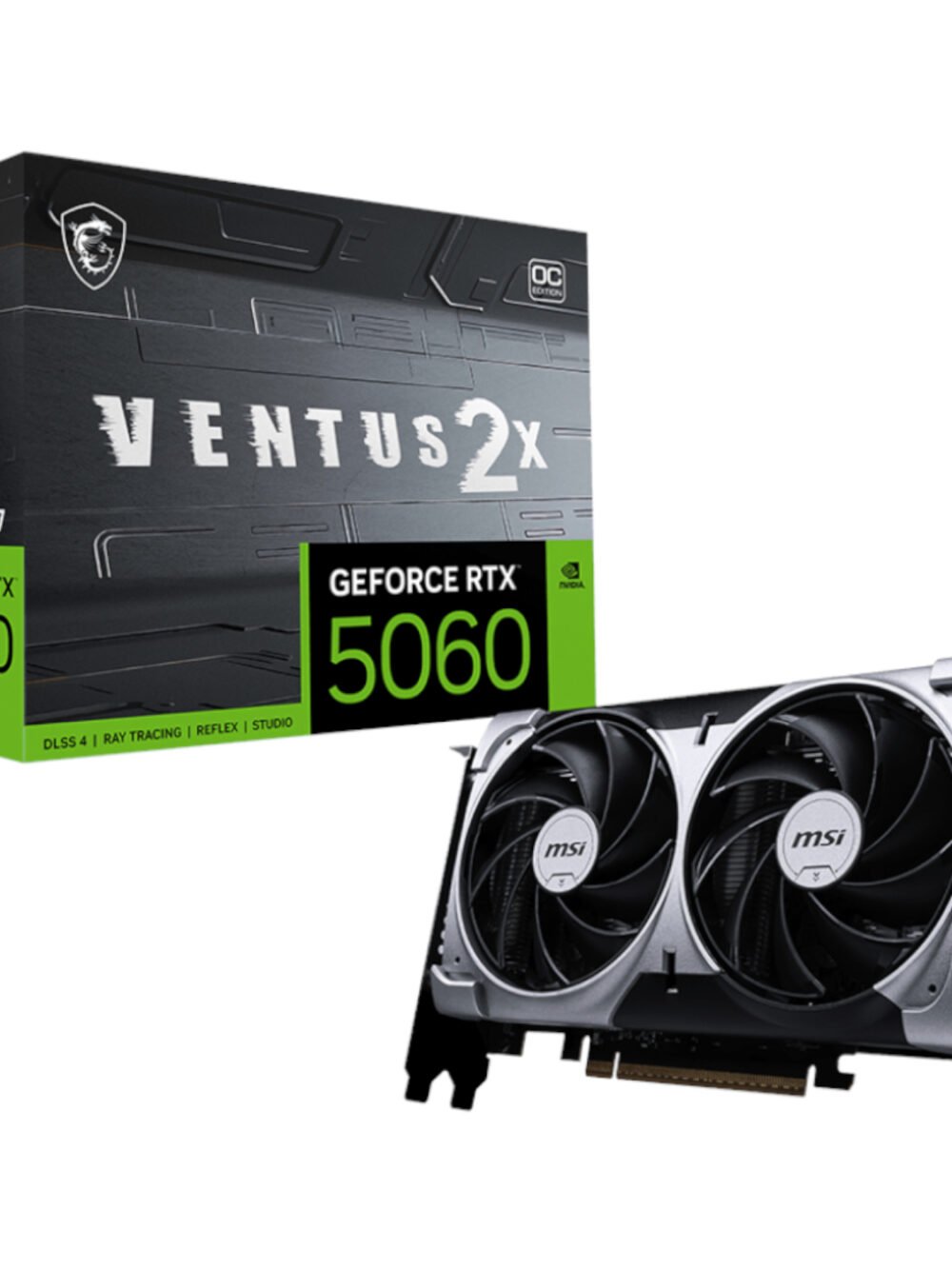 MSI GeForce RTX 5060 VENTUS 2X OC 8GB GDDR7 Graphics Card