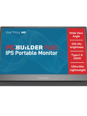 PCBuilder FLEX 15.6" Full HD IPS Portable Monitor