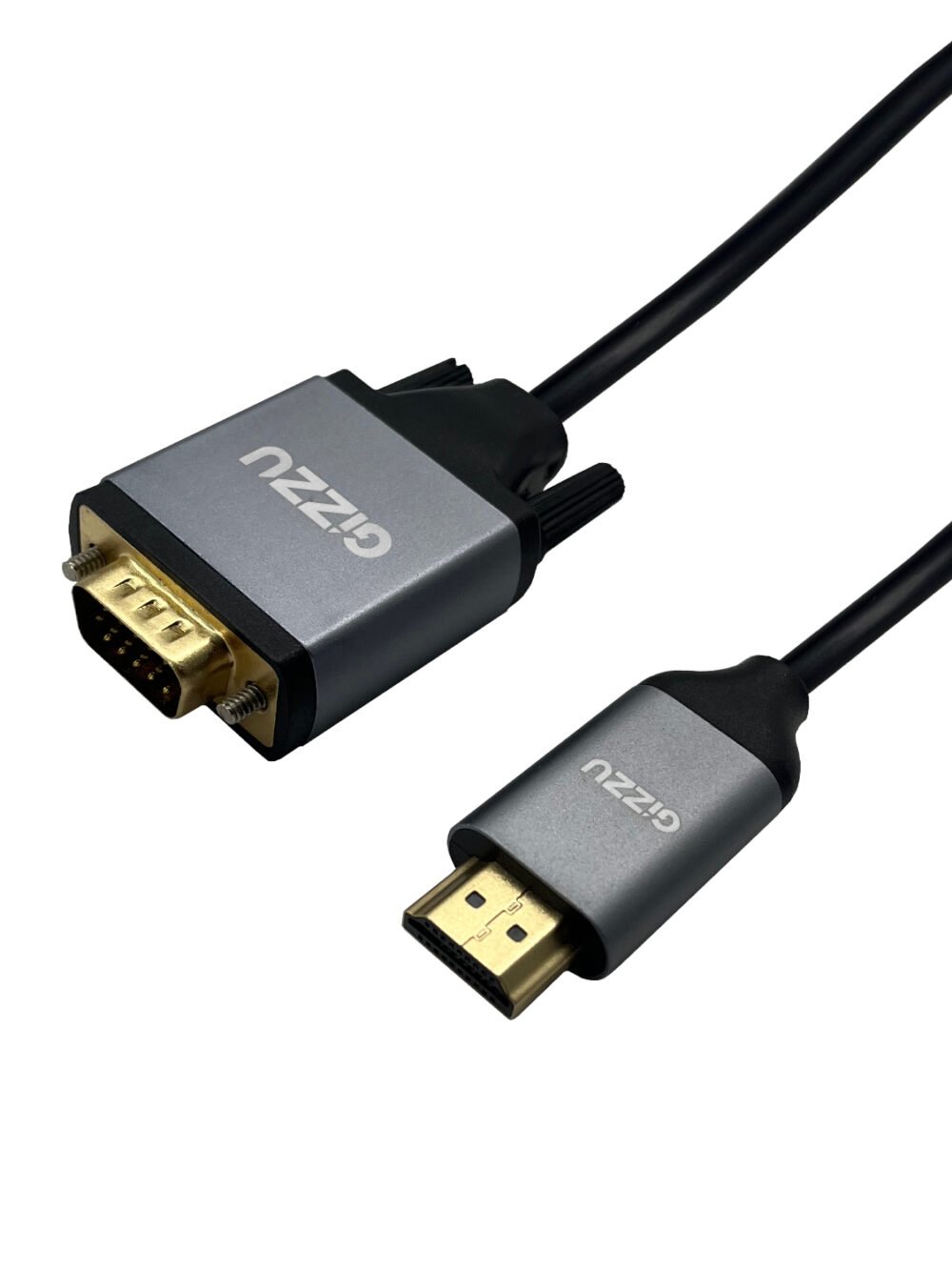 Gizzu Full HD HDMI to VGA Cable (1.8m) - Black