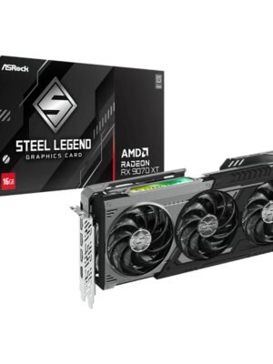 ASRock Radeon RX9070 XT Steel Legend Dark 16GB Graphics Card
