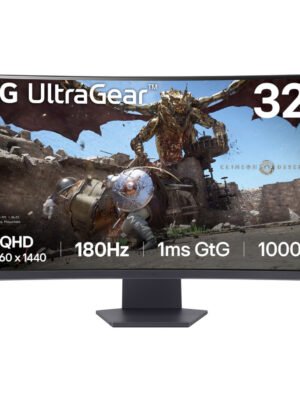 LG UltraGear 32" QHD VA Curved Gaming 180Hz 1ms