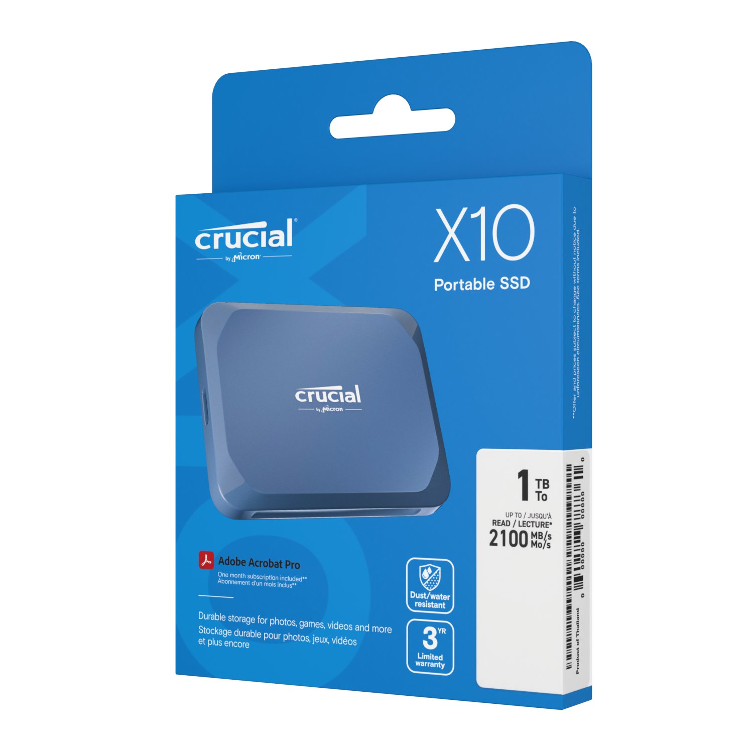 Crucial X10 1TB Type-C Portable SSD - Image 5